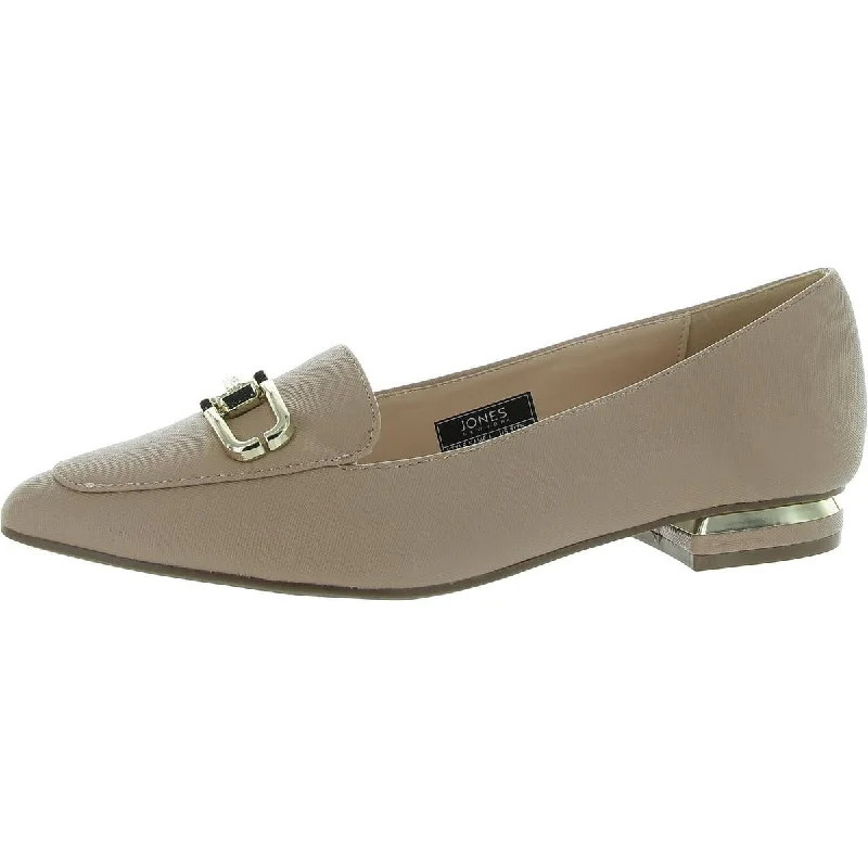 Loafers for evening strolls-Jones New York Womens Quilsee Faux Leather Embellished Loafers