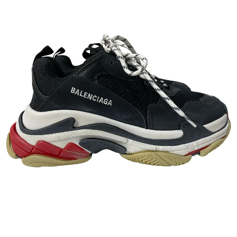 Balenciaga Triple S Sneakers in Black Polyester