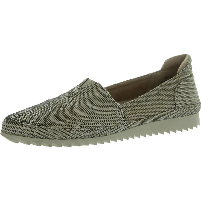 Flats with large charm-VANELi Womens Woven Round toe Flat Shoes