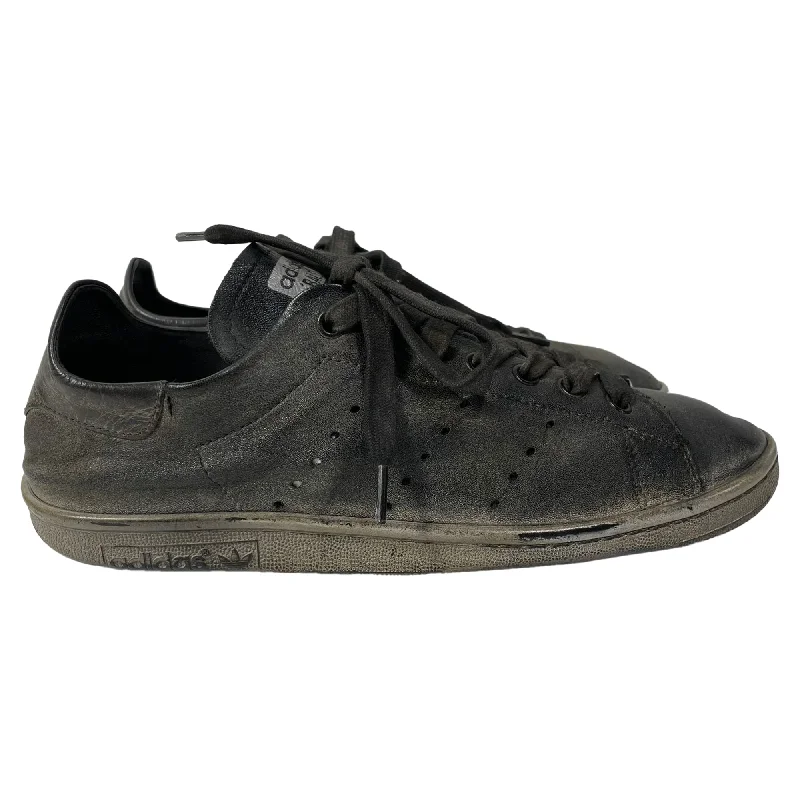 Balenciaga X Adidas Stan Smith Sneakers in Worn-Out Black