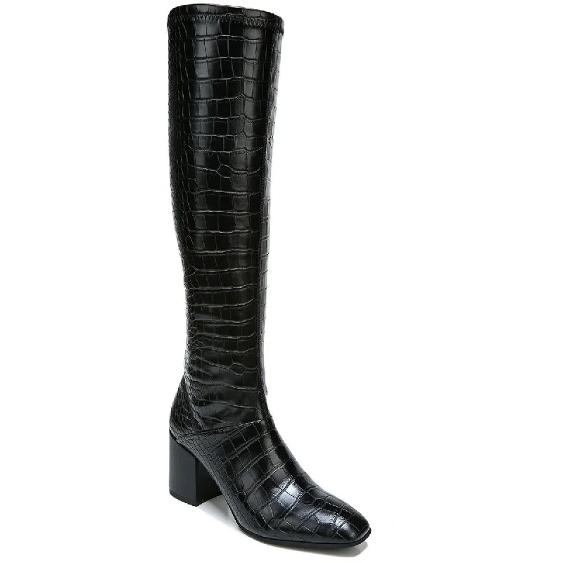 sandals for soft grass-Where to buy modern boots-Franco Sarto Womens Tribute Wide Calf Faux Leather Knee-High Boots