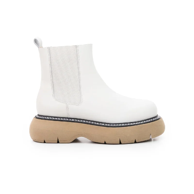 sandals with durable soles-Best boots for stylish vibes-Filius Off White Leather