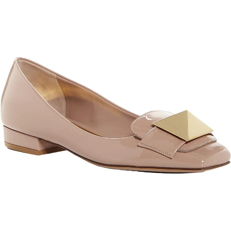 Flats near scenic areas-Valentino Garavani Womens Ballerina  Slip On Loafer Ballet Flats