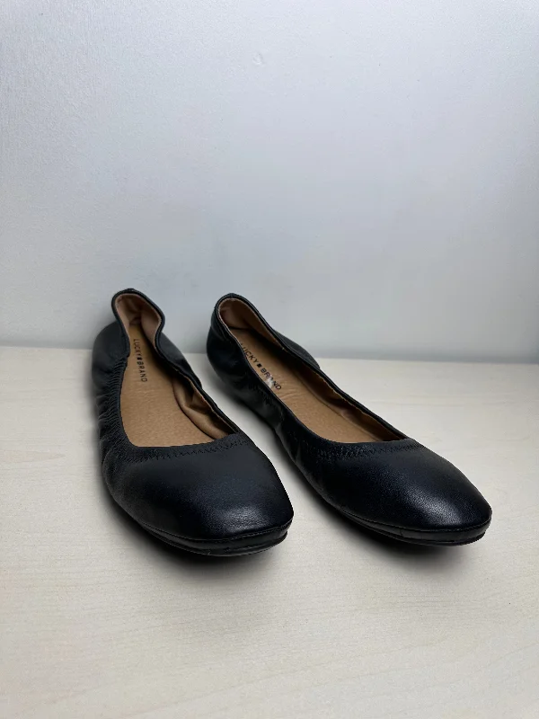 Flats with spacious interiors-Shoes Flats By Lucky Brand In Black, Size: 9