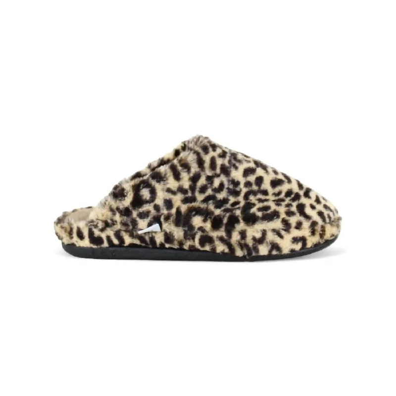 running shoes with fresh air-Women's Leisure Slipper In Cheetah