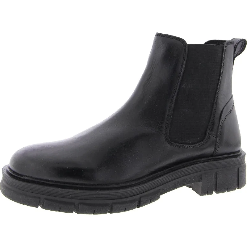 sandals for elderly ease-How to clean wet boots-Steve Madden Mens Adonis Pull On Round Toe Chelsea Boots