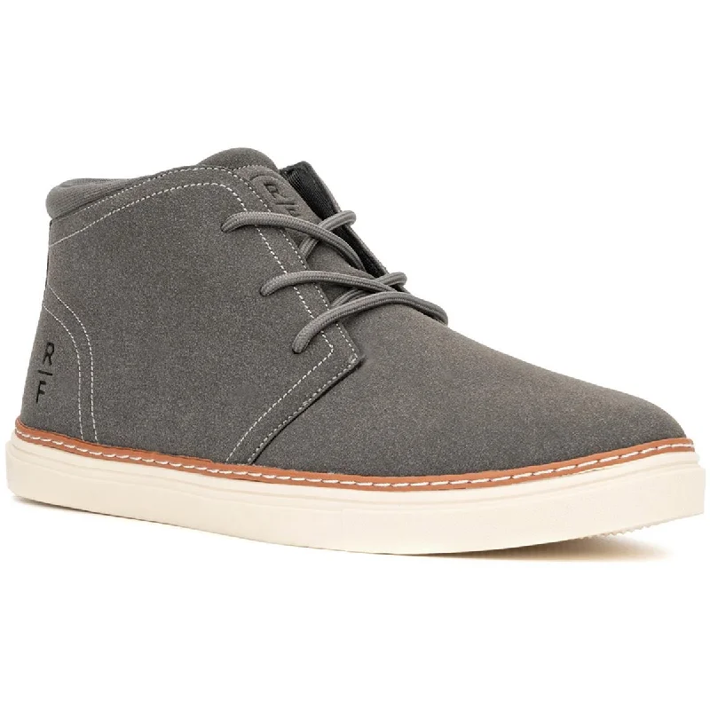 sandals for slow strolls-Where to find plush boots-Reserved Footwear Mens Round Toe Casual Chukka Boots