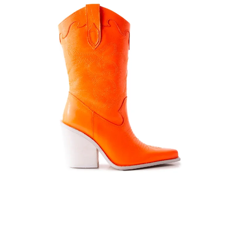 sandals for weekly outings-Are boots good for flights-Cavalia Orange Neon