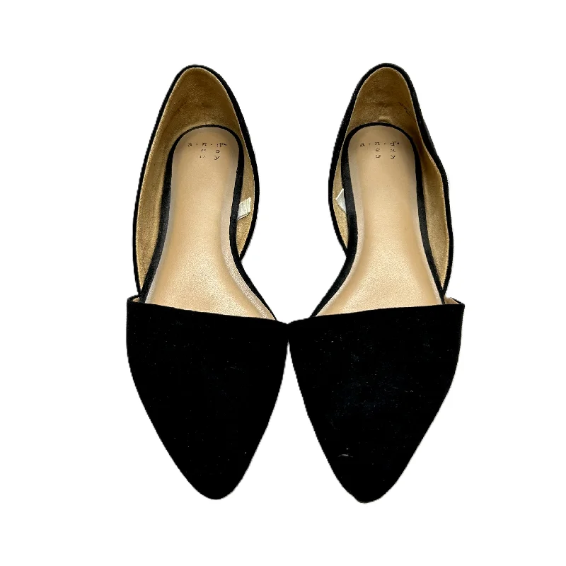 Flats with modern appeal-Shoes Flats By A New Day In Black, Size: 7.5