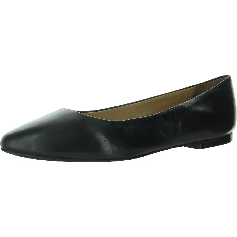 Flats with onsite parking-Trotters Womens Padded Insole Pointed Toe Ballet Flats