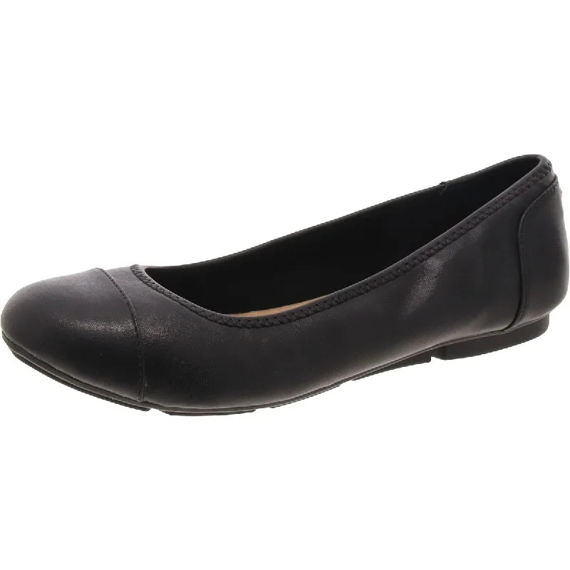 Loafers for warm days-Giani Bernini Womens Taylee Faux Leather Ballet Loafers