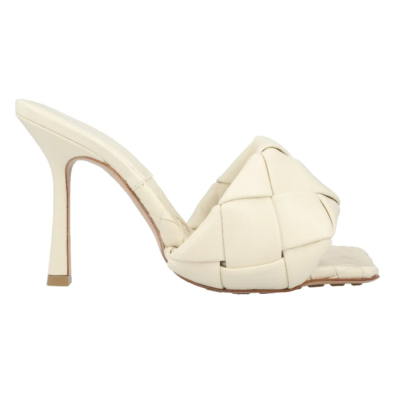 running shoes for city streets-Bottega Veneta Lido Mule white