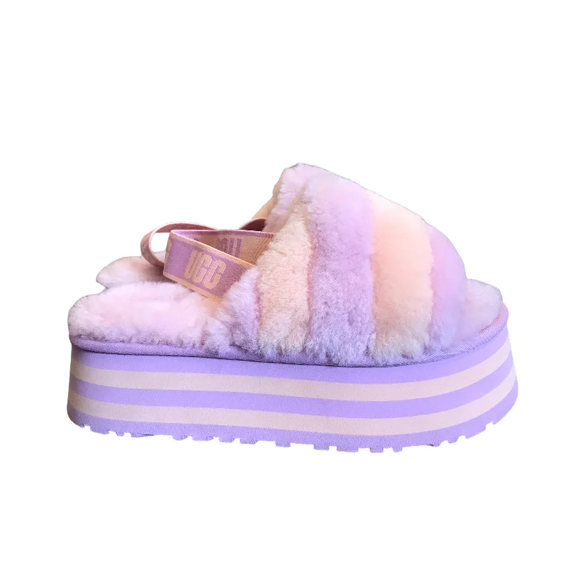 running shoes for narrow feet-ORANGE & PURPLE SLIPPERS DESIGNER by UGG