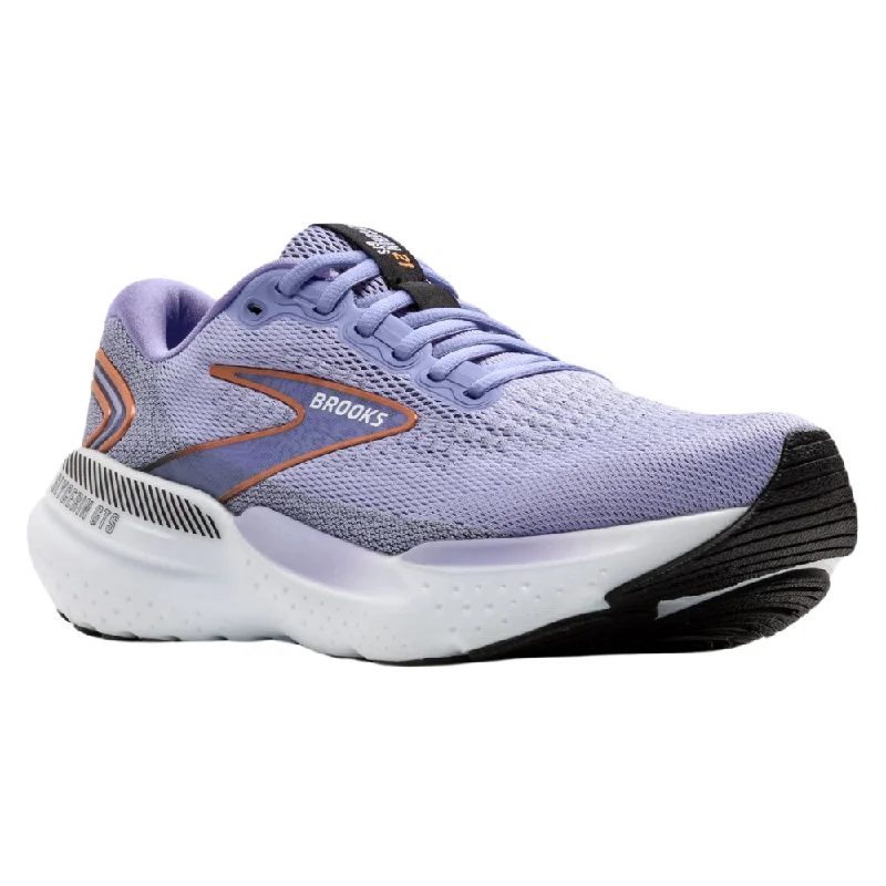 puma running shoes for speed-Brooks Glycerin GTS 21 Lavender/Black/Copper Running Shoe (Women's)