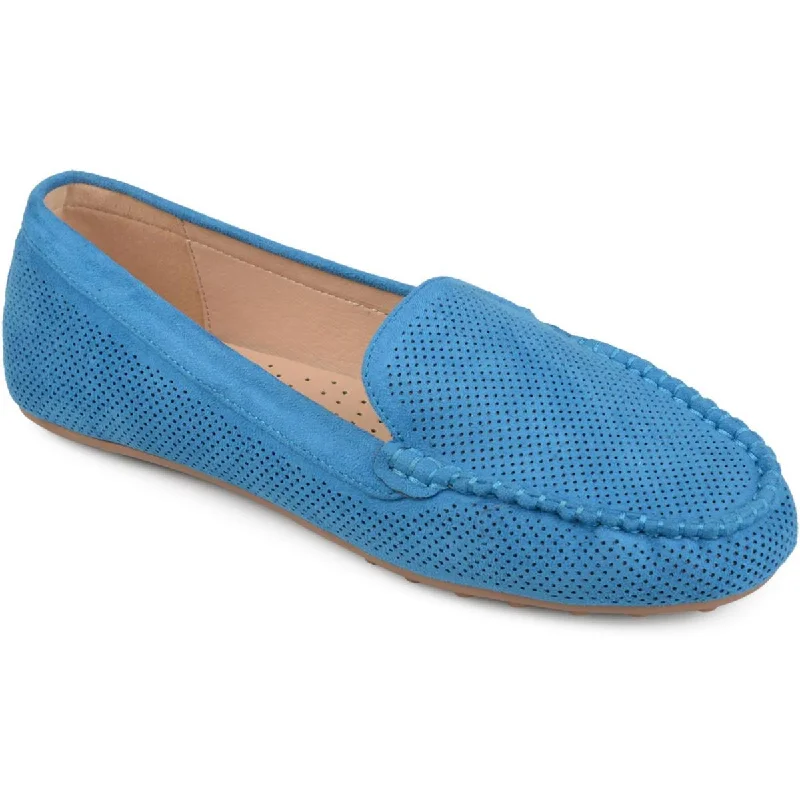 Loafers for fall looks-Journee Collection Womens Halsey Faux Suede Lifestyle Loafers