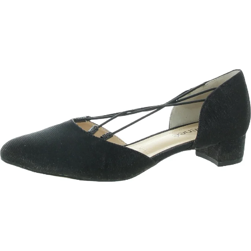 Flats in lively district-J. Renee Womens Charolette Flats Strappy D'Orsay Heels