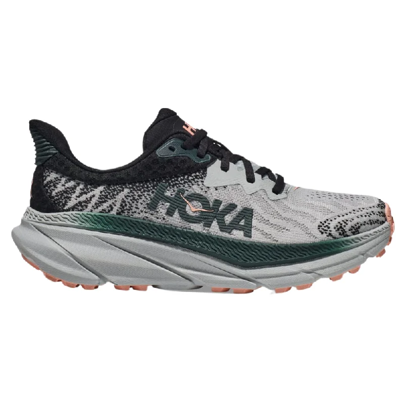 running shoes for day races-Hoka Challenger 7 Harbor Mist/Spruce Running Shoe (Women's)