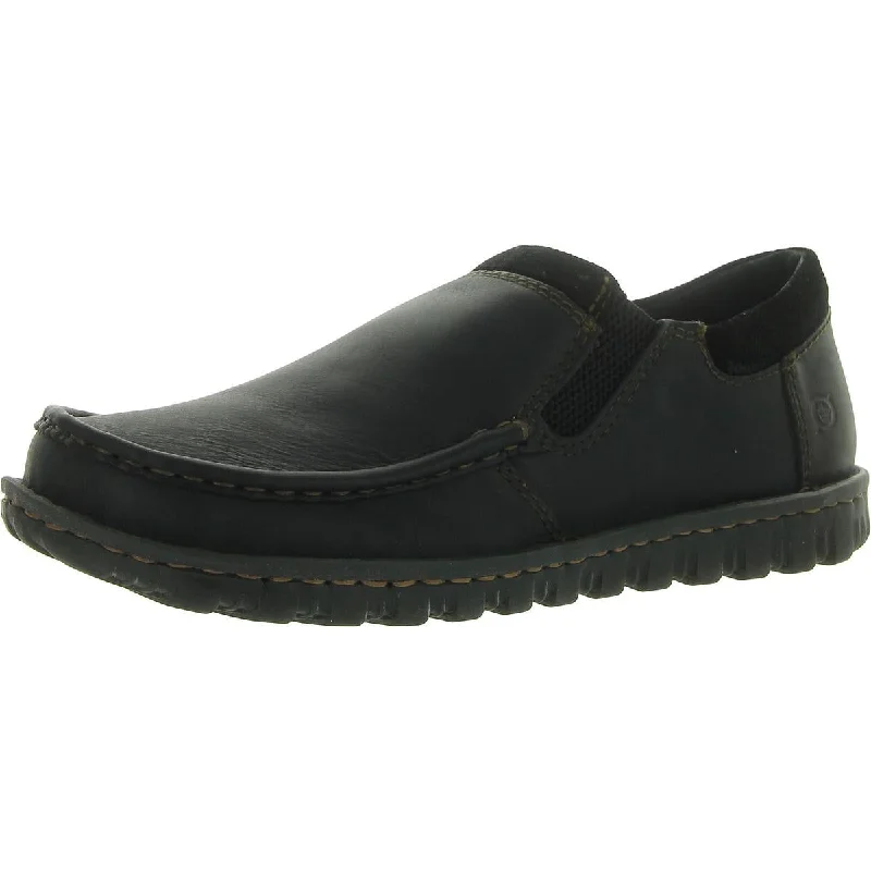 Loafers for budget trends-Born Mens Leather Slip On Loafers