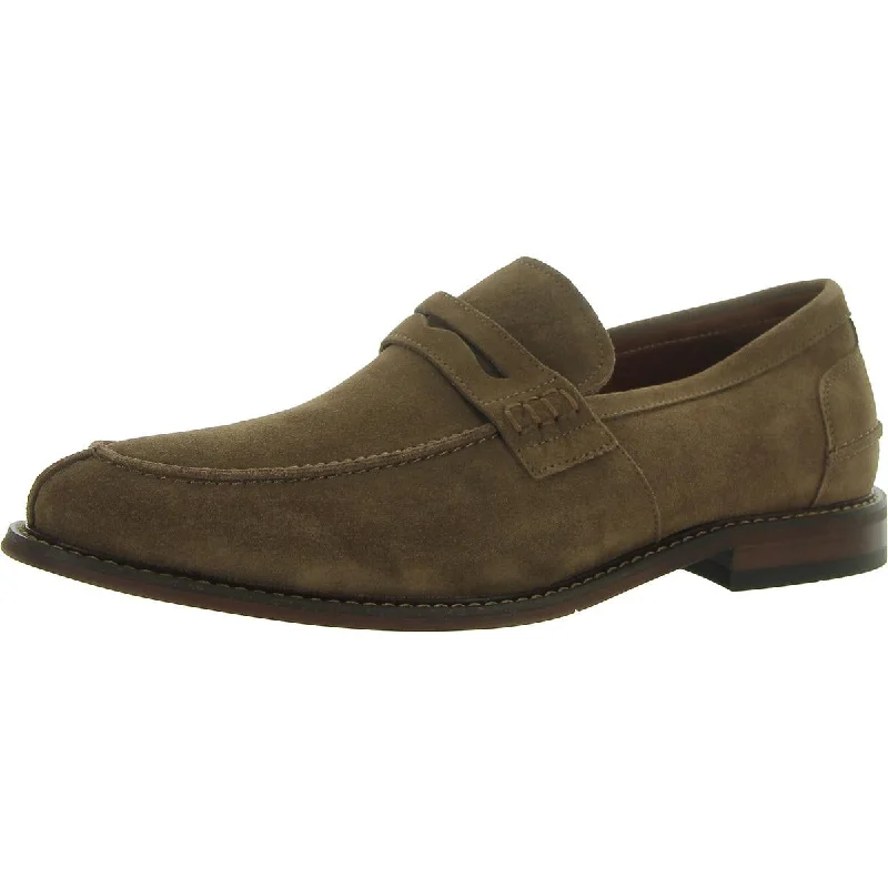 Loafers for budget vibes-Stacy Adams Mens MARLOWE Leather Almond toe Loafers