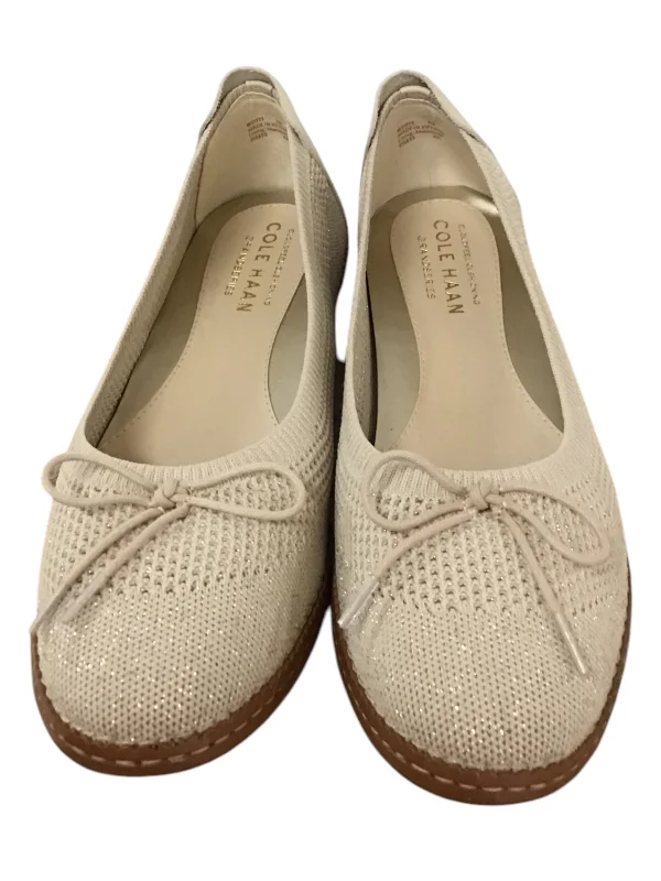 Flats with large windows-Shoes Flats By Cole-haan In Beige, Size: 10.5