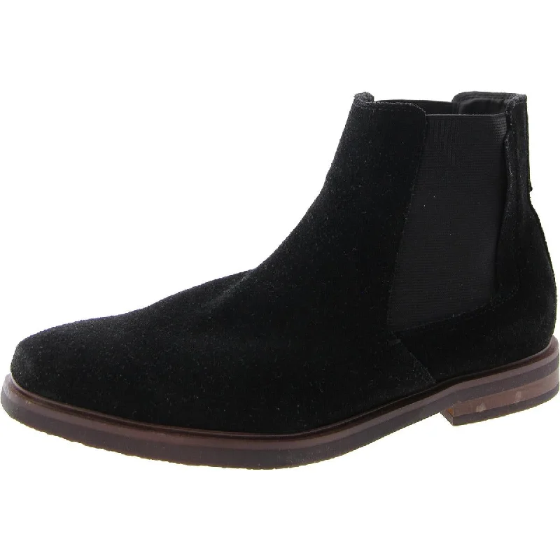 sandals for soft trails-Where to buy plush boots-Steve Madden Mens Insider Suede Pull On Chelsea Boots